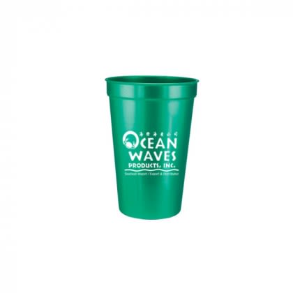 Pearl Teal 16 oz Stadium Cup Promotional Custom Imprinted With Logo